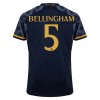 Camisola Real Madrid Bellingham 5 2º Equipamento 2023-24 Manga Curta